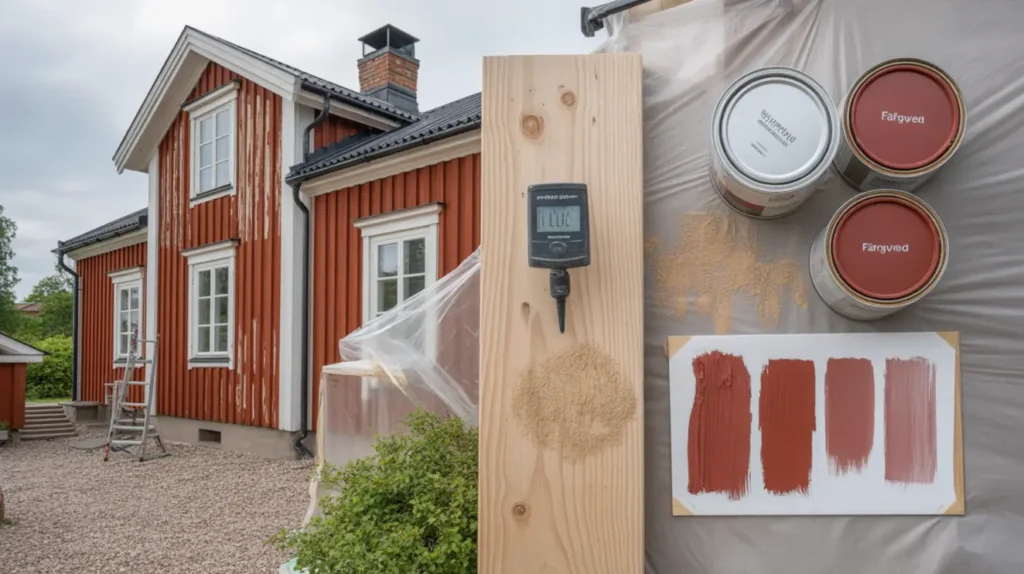 fasadm lning i juni underarbete fuktkvot och f rgval f r ett h llbart resultat