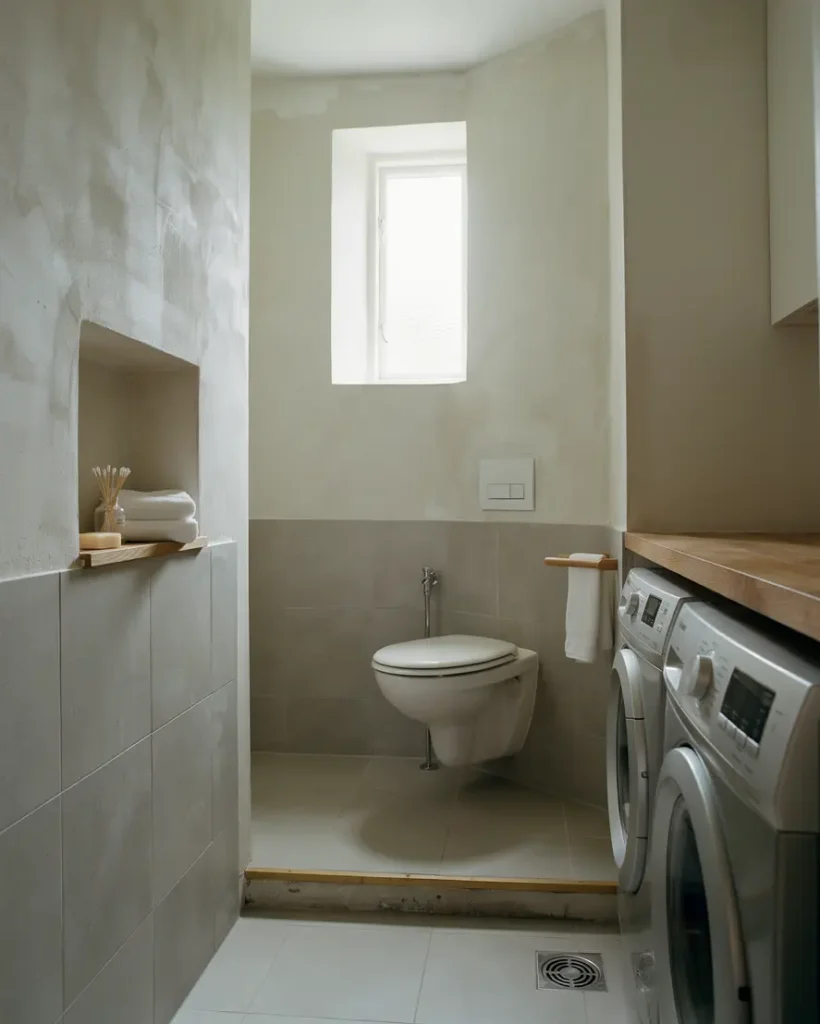 tv ttstuga och toalett i samma renovering smarta l sningar som h jer b de funktion och v rde
