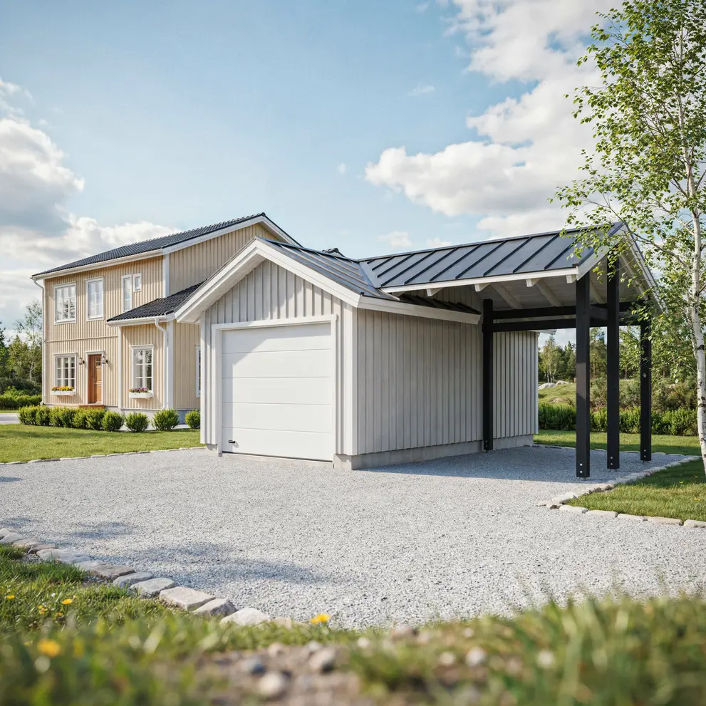 bygga garage carport i varmdo gustavsberg nacka